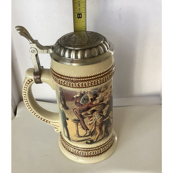 Paul Sebastian German Beer Stein Mug W/Lid 1999 Limited Edition Made in Germany - Picture 12 of 13